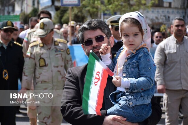 حضور باشکوه مردم روزه دار شهرستان آستارا در راهپیمایی روز قدس