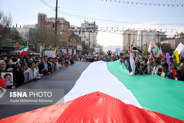 طنین فریاد "القدس لنا" در شهرهای مختلف خراسان رضوی