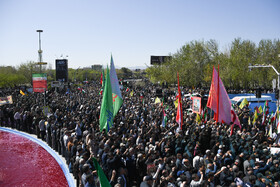 مراسم تشییع پیکر شهید محمد رضا زاهدی در اصفهان