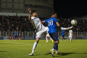 دیدار تیم های فوتبال نساجی مازندران و ملوان بندر انزلی