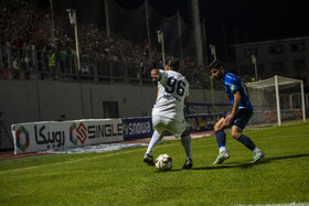 دیدار تیم های فوتبال نساجی مازندران و ملوان بندر انزلی