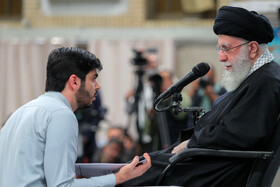 دیدار دانشجویان با رهبر معظم انقلاب