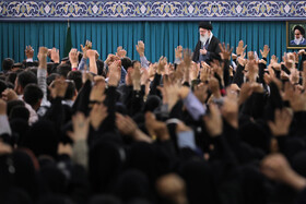 دیدار دانشجویان با رهبر معظم انقلاب