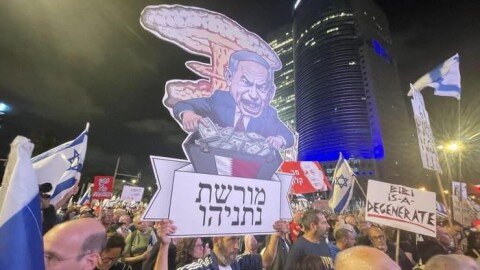 جنجال بزرگ در اراضی اشغالی پس از حادثه زیر گرفتن تظاهرکنندگان ضد نتانیاهو در تلآویو