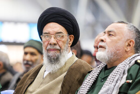 حضور آیت الله یوسف طباطباینژاد، امام جمعه اصفهان و نماینده ولی فقیه در استان اصفهان در مراسم بزرگداشت سردار سرلشکر محمدرضا زاهدی