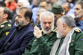 حضور سردار سرتیپ پاسدار علی فدوی، جانشین فرمانده کل سپاه در مراسم بزرگداشت سردار سرلشکر محمدرضا زاهدی