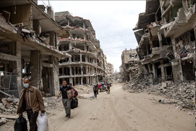 وضعیت «غیرقابل تشخیص» خانیونس؛ خانههای دیروز، ویرانههای امروز