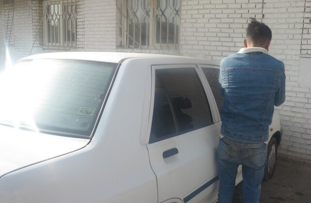 درگیری پلیس با سارق خودرو در شیراز