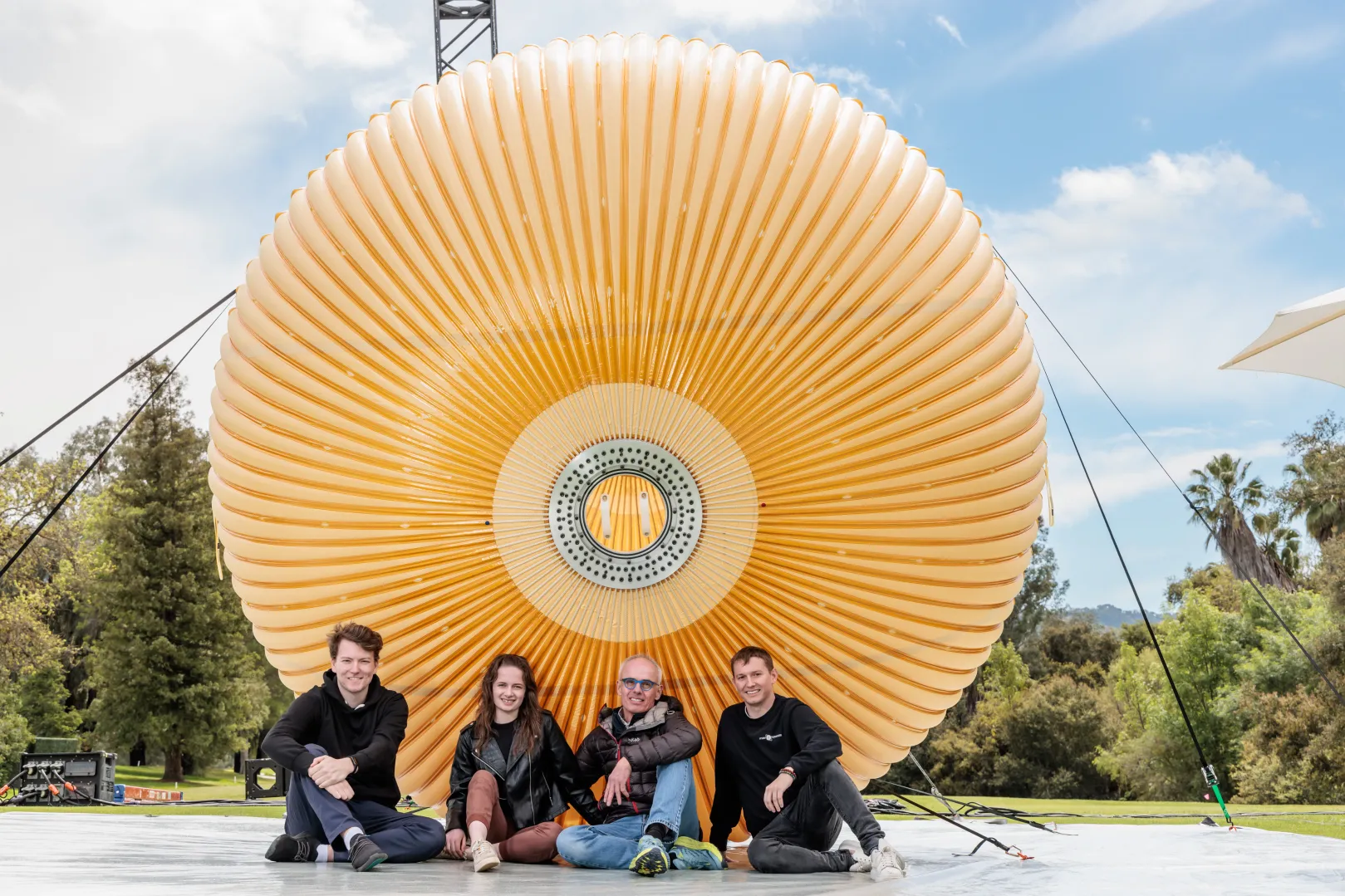 راهاندازی ایستگاههای فضایی بادی به بزرگی یک استادیوم