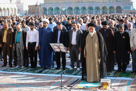 اقامه نماز عید سعید فطر در مسجد جمکران