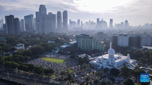 نماز عید فطر در سراسر جهان به روابت تصویر