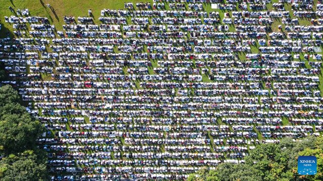 نماز عید فطر در سراسر جهان به روابت تصویر