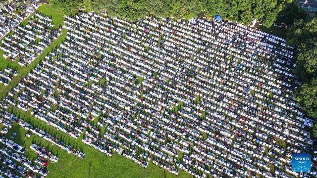 نماز عید فطر در سراسر جهان به روابت تصویر