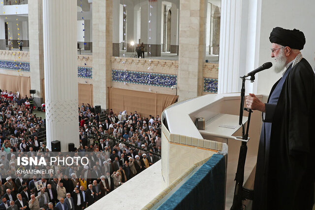 بازتاب بیانات رهبر انقلاب در خطبه‌های نماز عید فطر در رسانه‌های خارجی