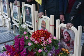 مزار سردار شهید محمدرضا زاهدی در گلستان شهدا اصفهان