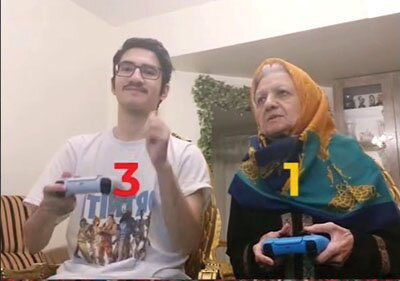 ماجراهای نوه و مادربزرگ ۷۸ساله پلیاستیشنباز