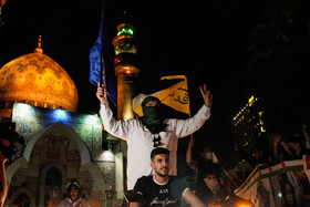 اجتماع مردم تهران در حمایت از عملیات سپاه علیه رژیم صهیونیستی در میدان فلسطین