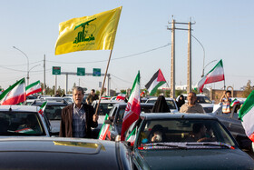 راهپیمایی خودرویی در حمایت از حمله سپاه به رژیم صهیونیستی - قم