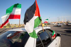 راهپیمایی خودرویی در حمایت از حمله سپاه به رژیم صهیونیستی - قم