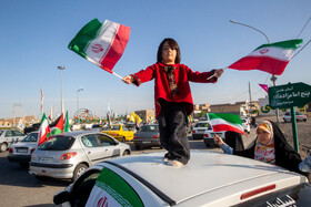 راهپیمایی خودرویی در حمایت از حمله سپاه به رژیم صهیونیستی - قم