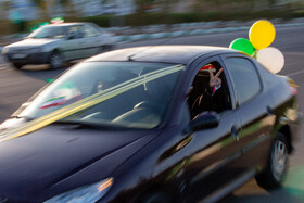 راهپیمایی خودرویی در حمایت از حمله سپاه به رژیم صهیونیستی - قم