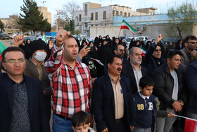 راهپیمایی خودرویی و اجتماع مردم اهر در حمایت از عملیات سپاه پاسداران علیه رژیم جعلی صهیونیستی 