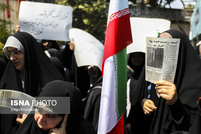 تجمع دانشگاهیان دانشگاههای شریف و امیرکبیر و علم صنعت در حمایت از پاسخ سپاه به صهیونیستها