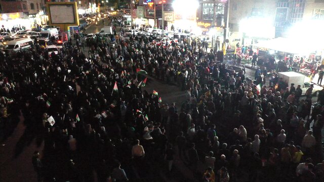 اجتماع مردم انقلابی غرب استان تهران در حمایت از حماسه آفرینی سپاه پاسداران