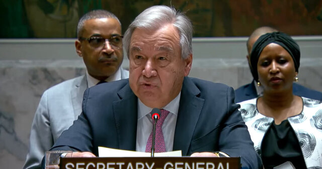 گوترش: عملیات در رفح یک تراژدی ویرانگر خواهد بود/ درباره گورهای جمعی تحقیق شود گوترش: عملیات در رفح یک تراژدی ویرانگر خواهد بود/ درباره گورهای جمعی تحقیق شود