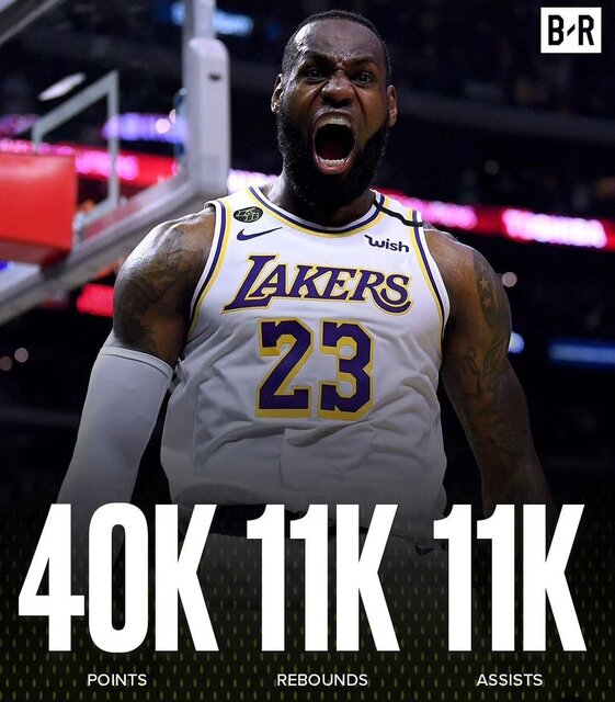 رکورد دست نیافتنی لبران جیمز در NBA