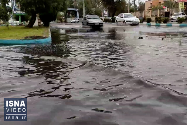 ویدیو/ آغاز بارش‌های بهاری در کرمان