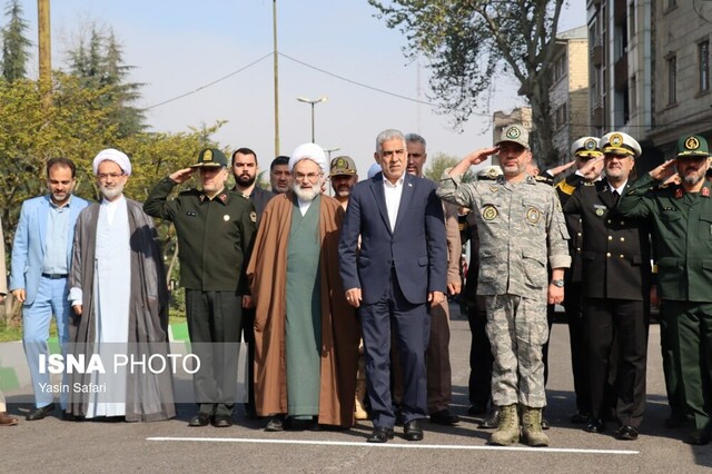 آغاز مراسم بزرگداشت روز ارتش در رشت