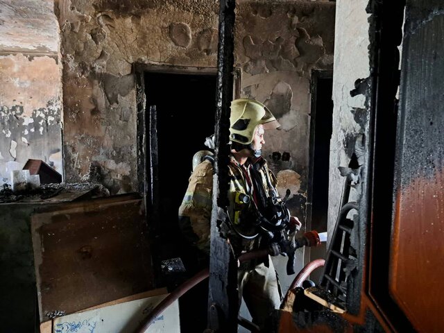 مرگ مرد ۶۰ ساله در حریق خانهای در محله مجیدیه