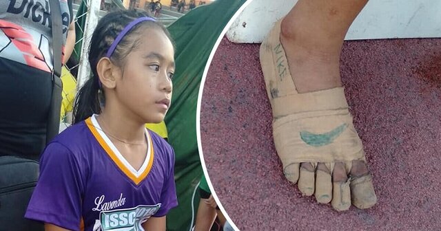 دختر فیلیپینی که با کفشهای نقاشی شده برنده ۳ مدال طلا شد
