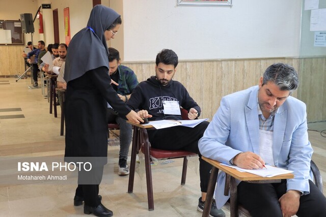 آزمون استخدامی تامین اجتماعی با رقابت ۲۵۵۳ داوطلب در گیلان برگزار شد