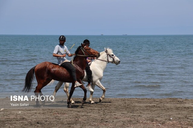 اولین دوره مسابقات اسبدوانی گیلان برگزار شد