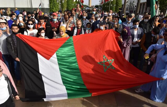 ۱۰۷ تظاهرات همبستگی با غزه در ۵۴ شهر مراکش 