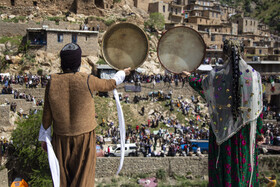 نوای عارفانه هزاران دف برفراز پالنگان