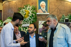 علی بهادری جهرمی، سخنگوی دولت در مراسم ختم مرحوم پرویز داوودی