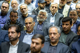 سعید جلیلی، عضو مجمع تشخیص مصلحت نظام در مراسم ختم مرحوم پرویز داوودی