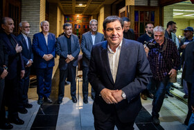 محمد مخبر، معاون اول رئیس جمهور در مراسم ختم مرحوم پرویز داوودی