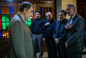 محسن رضایی، عضو مجمع تشخیص مصلحت نظام در مراسم ختم مرحوم پرویز داوودی