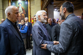 سعید جلیلی، عضو مجمع تشخیص مصلحت نظام در مراسم ختم مرحوم پرویز داوودی