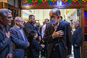 صادق محصولی، دبیرکل جبهه پایداری انقلاب اسلامی در مراسم ختم مرحوم پرویز داوودی