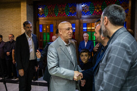 محمدعلی زلفیگل،وزیر علوم در مراسم ختم مرحوم پرویز داوودی