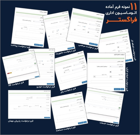 تجربه لذت بخش گردش الکترونیکی آسان فرم‌های اطلاعاتی سازمان در بستر اتوماسیون اداری