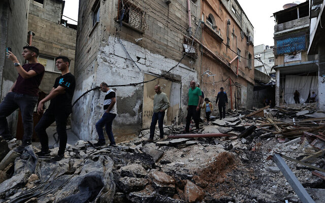 ویرانیها در اردوگاه نور شمس نگرانیها از تشدید تنش در کرانه باختری پس از عملیات «نور شمس»