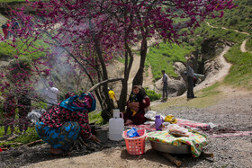 گردشگران دردره چریک درگز - استان خراسان رضوی