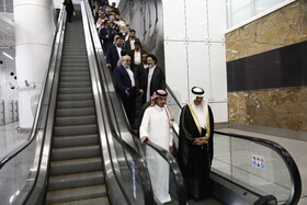  عبدالله بن سعود العنزی سفیر عربستان در ایران در مراسم اعزام اولین گروه زائران ایرانی به عُمره مفرده