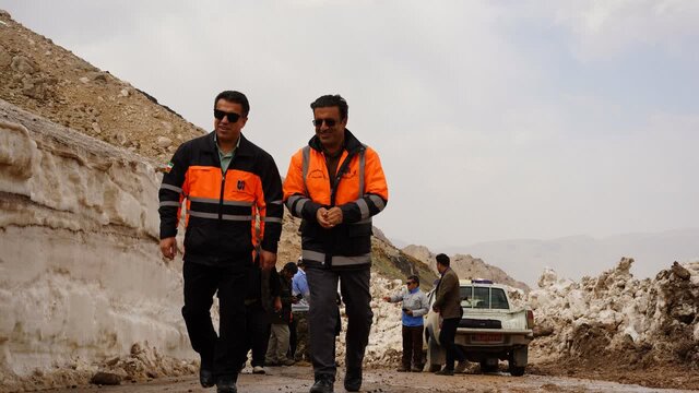 بازگشایی گردنه «بیژن» در شهرستان دنا